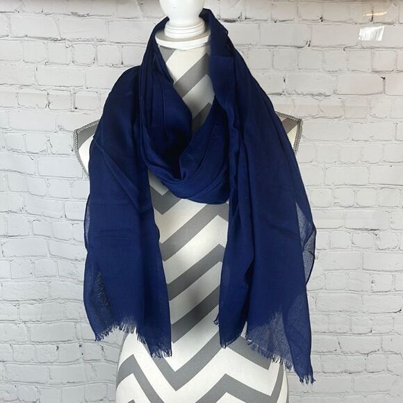 Blue Scarf 4’x6’  - Picture 1 of 2